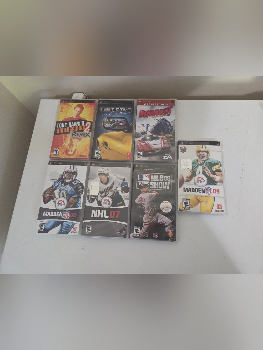 Sony PlayStation Portable (PSP) video games Set Of 7